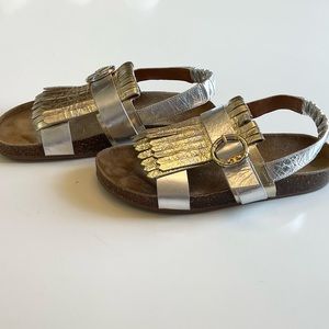 Tory Birch Leather T-strap Sandals